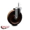 Service Caster 6'' High Temp Phenolic Wheel Swivel 7/16'' Grip Ring Stem Caster SCC-GR20S615-PHRHT-716138 - alternate 4